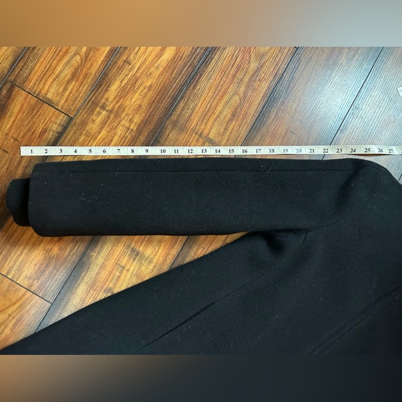 Women's Black Zip-Up Coat - Picture 10 of 12